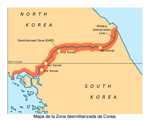 La Zona desmilitarizada de Corea